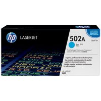 Cartucho de tóner original LaserJet HP 502A cian