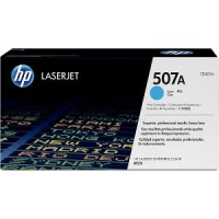 Cartucho original de tóner cian enterprisehp 507A LaserJet