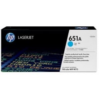Cartucho original de tóner cian HP 651A LaserJet