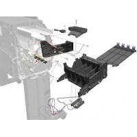 Ink supply station to cartridge cable connector